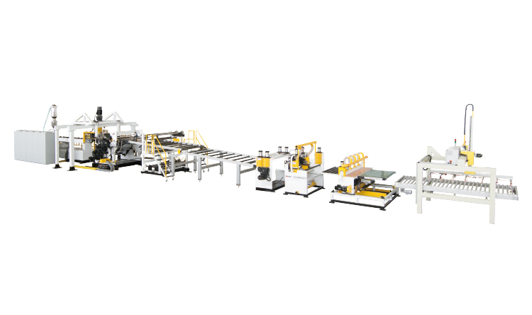 PC/PMMA/GPPS/ABS plastic sheet production line